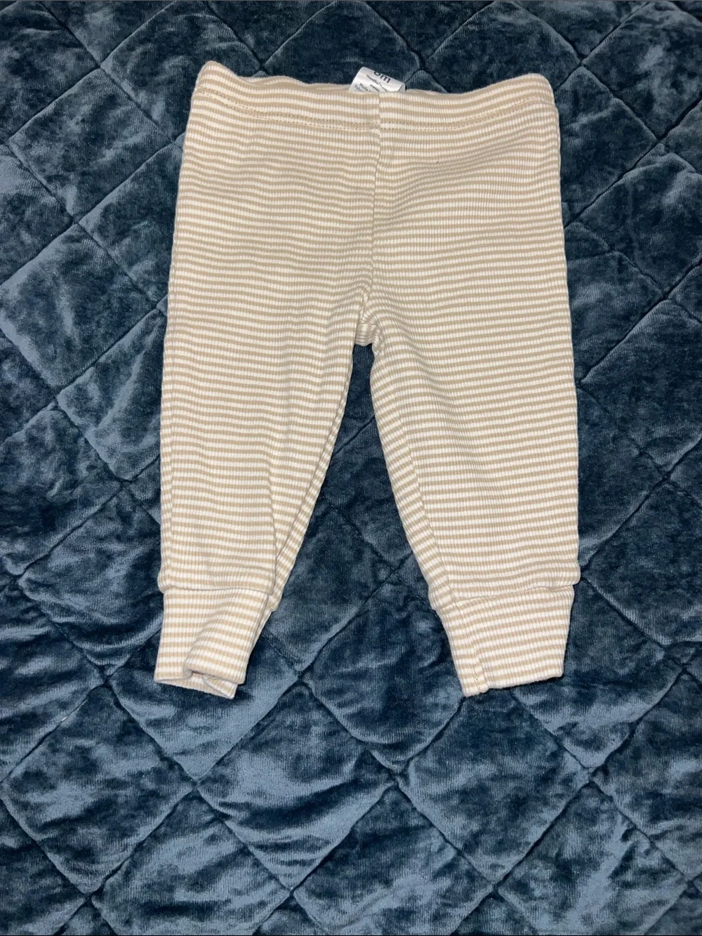 Carter's Cream and White Striped Set